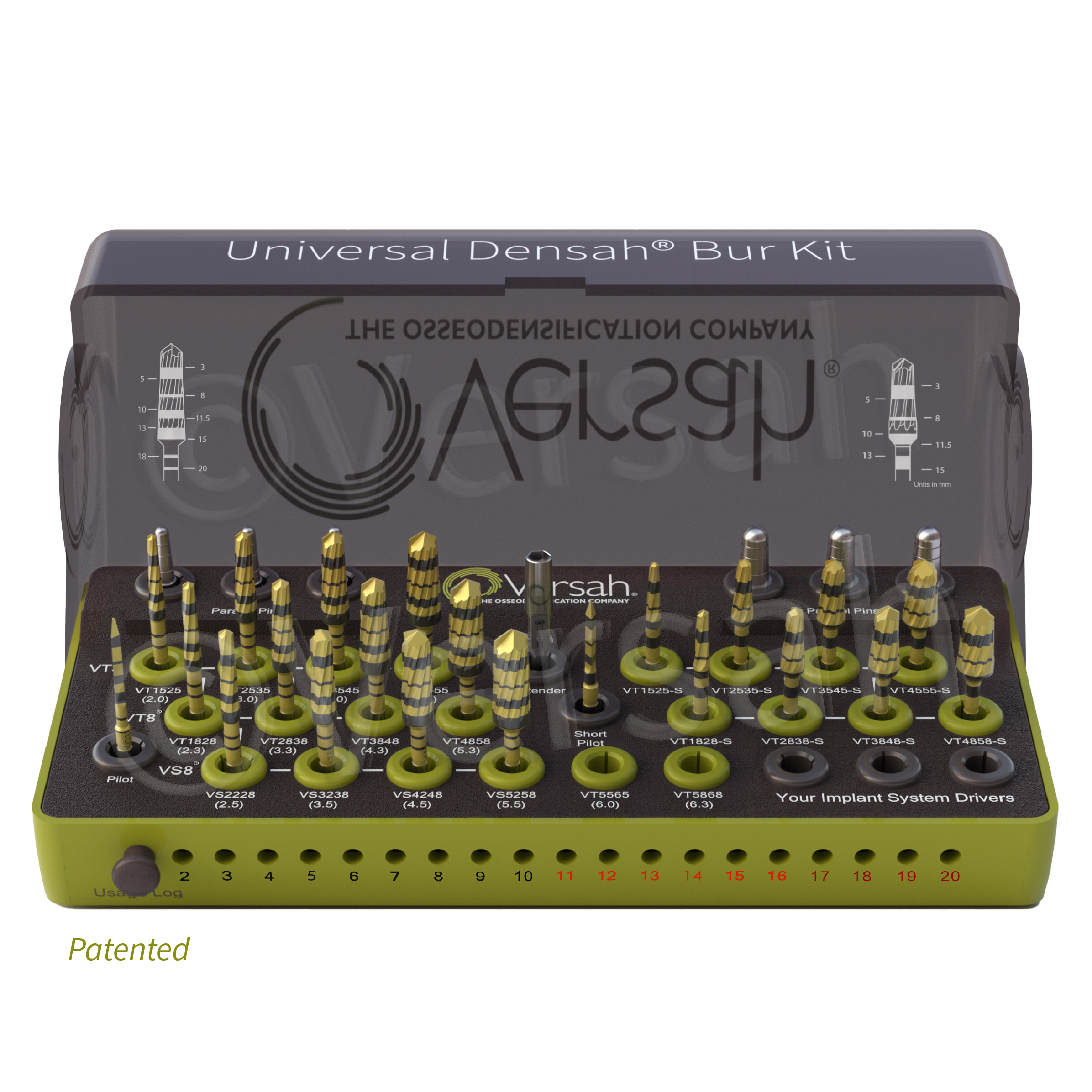 その他 Universal Densah Bur Kit Versah UK Ltd. - Total Universal Densah® Bur Kit
